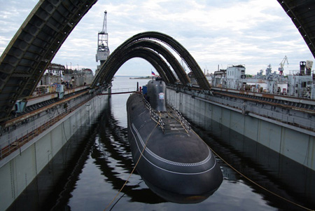 Nga khắc phục 2.000 lỗi trên tàu ngầm Severodvinsk