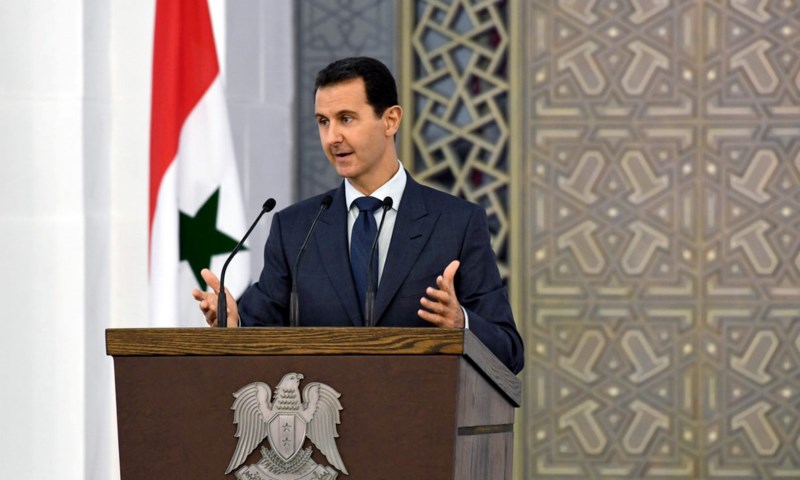 Tổng thống Bashar al-Assad thừa nhận chưa thể thắng nội chiến Syria. Ảnh: SANA