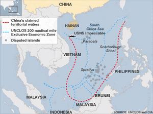 Đường lưỡi bò vô lối xâm phạm vùng biển rộng lớn của Việt Nam