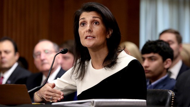 Đại sứ Mỹ tại LHQ Nikki Haley cảnh cáo Mỹ sẽ không để Triều Tiên muốn làm gì thì làm. Ảnh: THE HILL