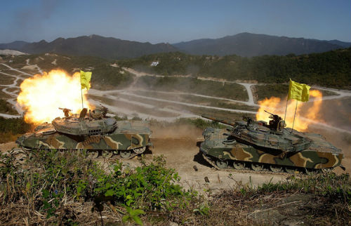 Hàn Quốc tập trận chuẩn bị chiến tranh tổng lực với Triều Tiên