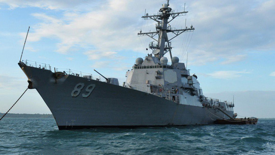 Mỹ phái 2 tàu chiến qua eo biển Đài Loan