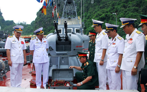 Hải quân triển khai hội thi vũ khí, trang thiết bị trên tàu chiến lần 4