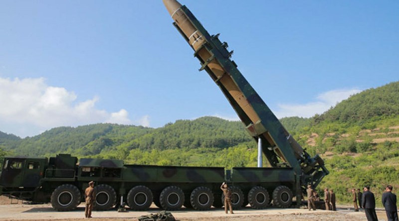 Tên lửa Triều Tiên là mối lo ngại lớn của Mỹ. Ảnh: KCNA 