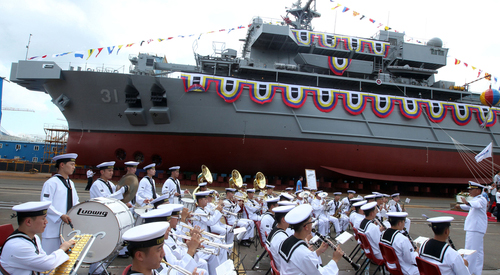 Hàn Quốc: Hạ thủy chiến hạm hiện đại chế tạo bằng công nghệ trong nước